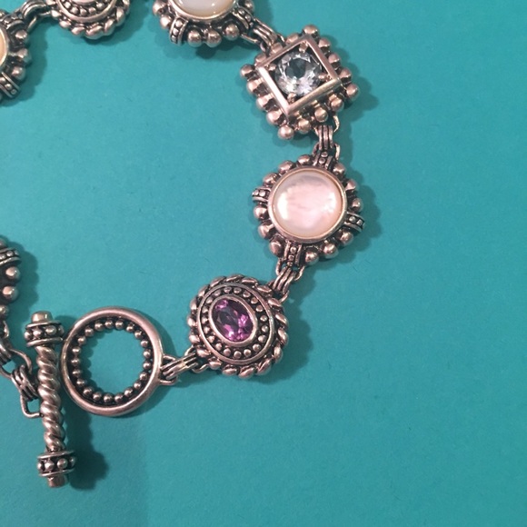 Sterling Silver Bracelet Gem Artisan Collection - Picture 6 of 8